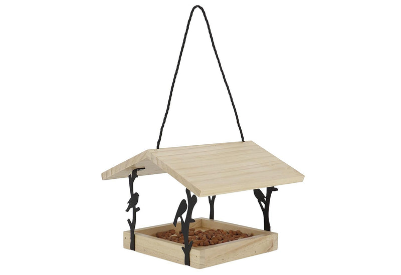 ESSCHERT Vogelfutterhaus Zilpzalp zum Hängen 24,5x24,5x18,3cm