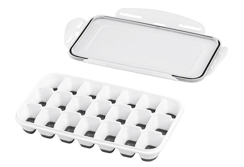 APS Eiswürfelform inkl. Deckel weiß/grau 2er Set