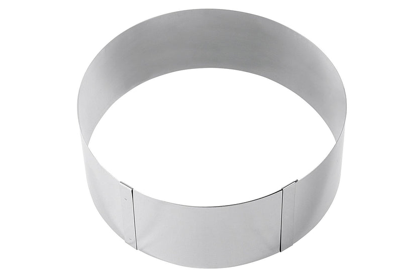 LARES Tortenring  H9cm Edelstahl