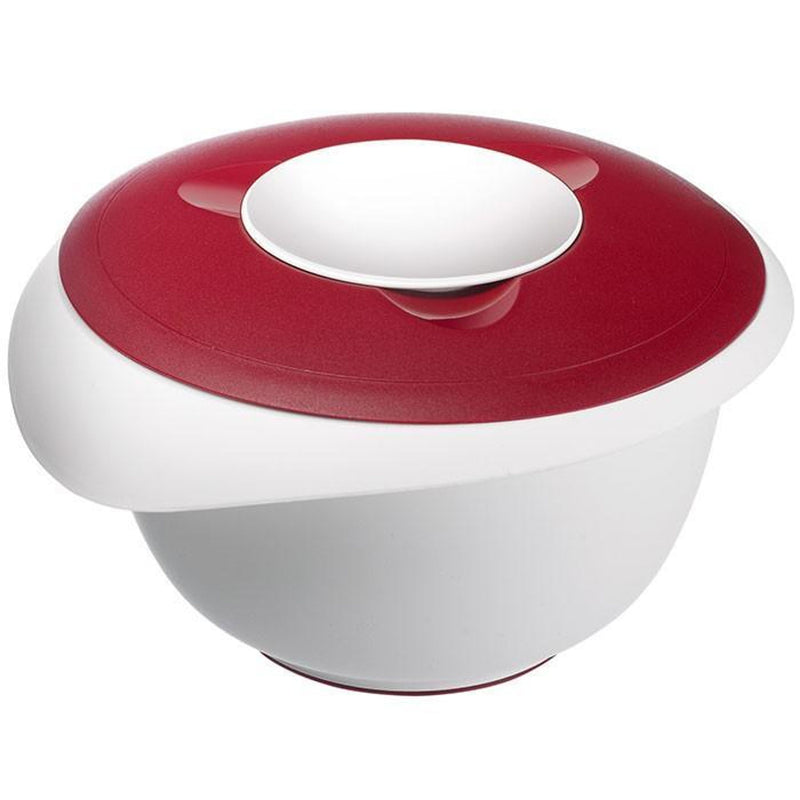 WESTMARK Rührschüssel mit Deckel Kunststoff 2,5 l rot