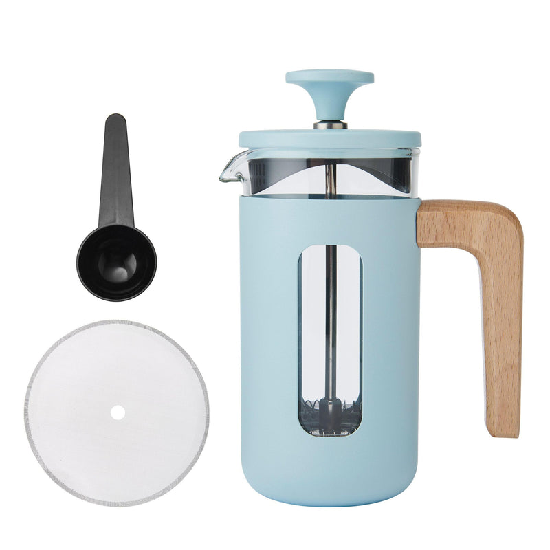 LA CAFETIERE Pisa Kaffeebereiter Edelst. Sky Blue 1l 8 Ta