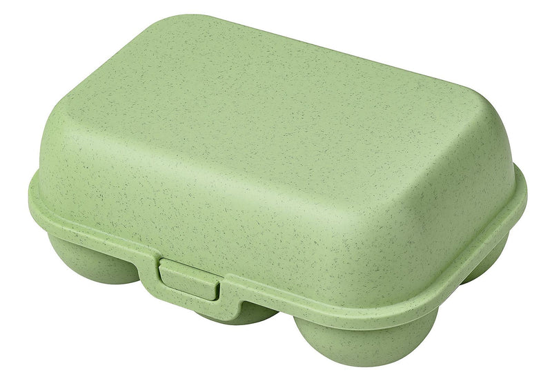 KOZIOL Eierbox Eggs to go mini nature leaf green