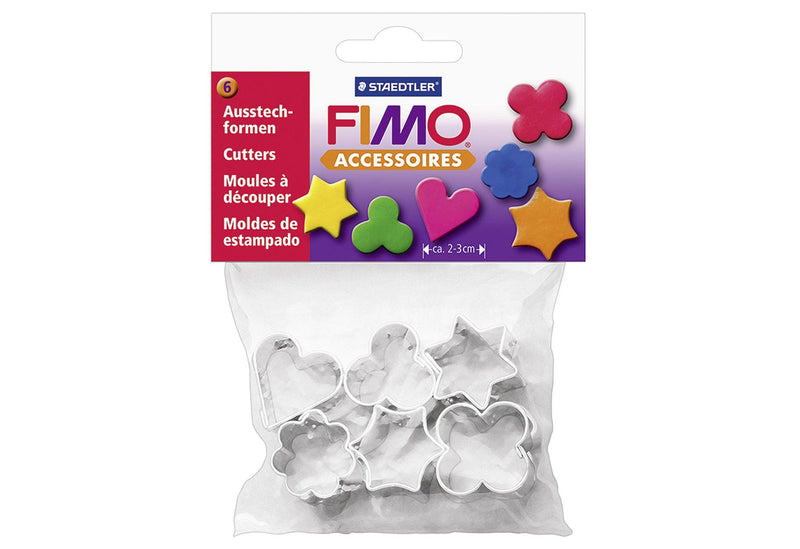 STAEDTLER Zubehör Fimo Ausstechformen Metall 6 Motive