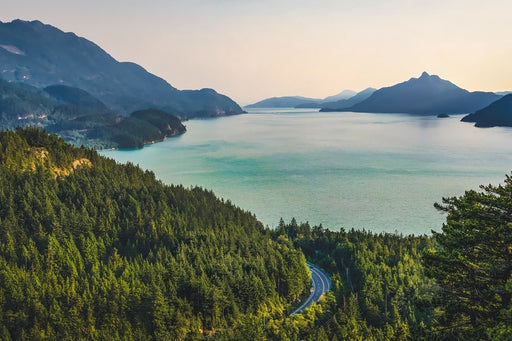 Fototapete Beste Aussicht auf den Bergsee