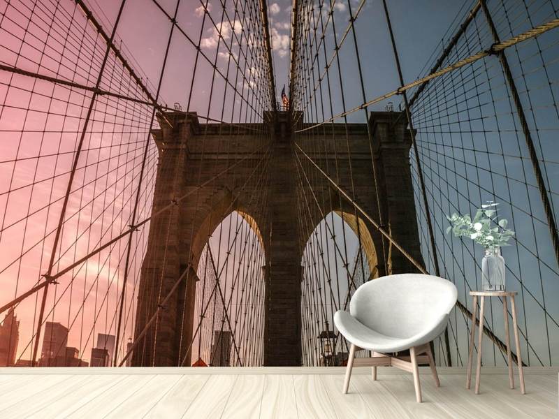 Papier peint Pont de Brooklyn Gros plan