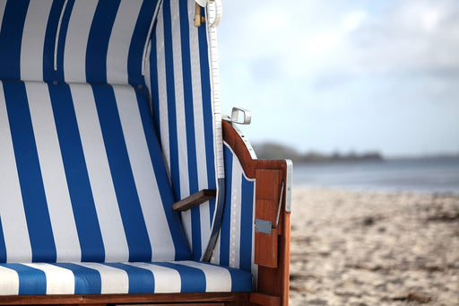 Fototapete Der eigene Strandkorb