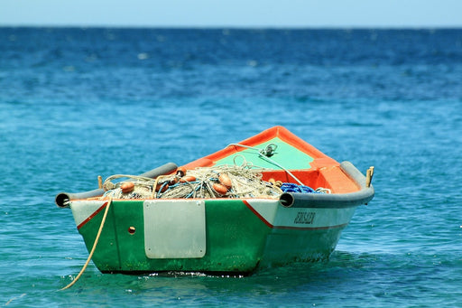 Fototapete Ein Fischerboot