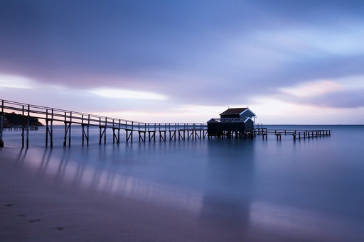 Fototapete Ein Haus am Wasser