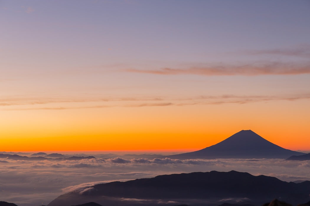 Fototapete Fujisan bei Sonnenuntergang