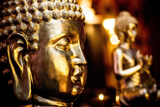 Fototapete Goldene Buddhas