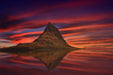 Fototapete Kirkjufell bei Sonnenuntergang