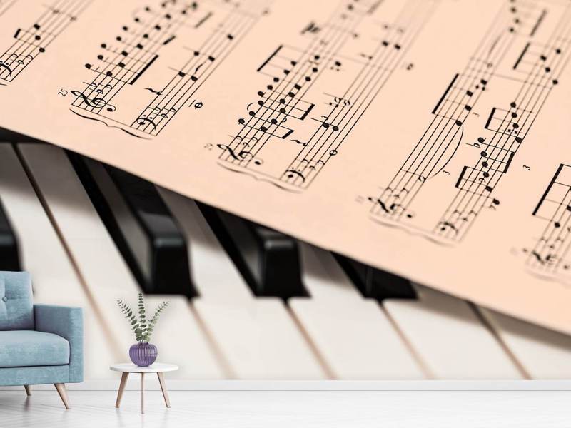 Papier peint Notes de piano