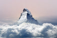 Fototapete Matterhorn in Wolken