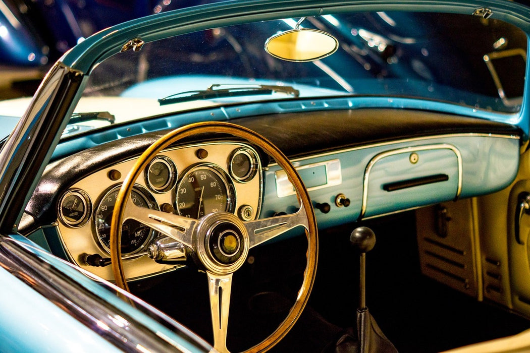 Fototapete Oldtimer Interieur