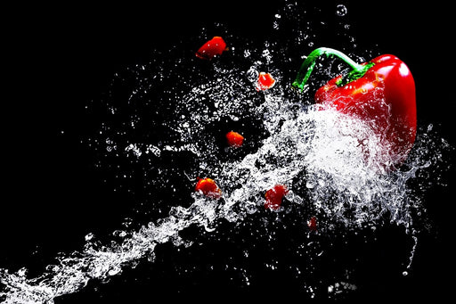 Fototapete Paprika Splash XL