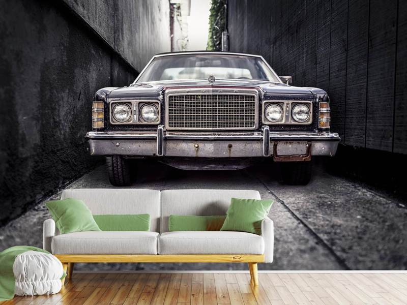 Wall Mural Retro car