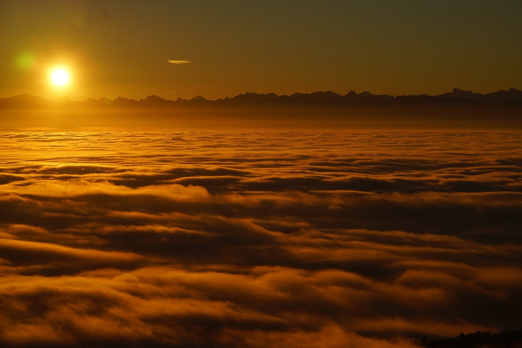 Fototapete Sonnenaufgang in der Natur