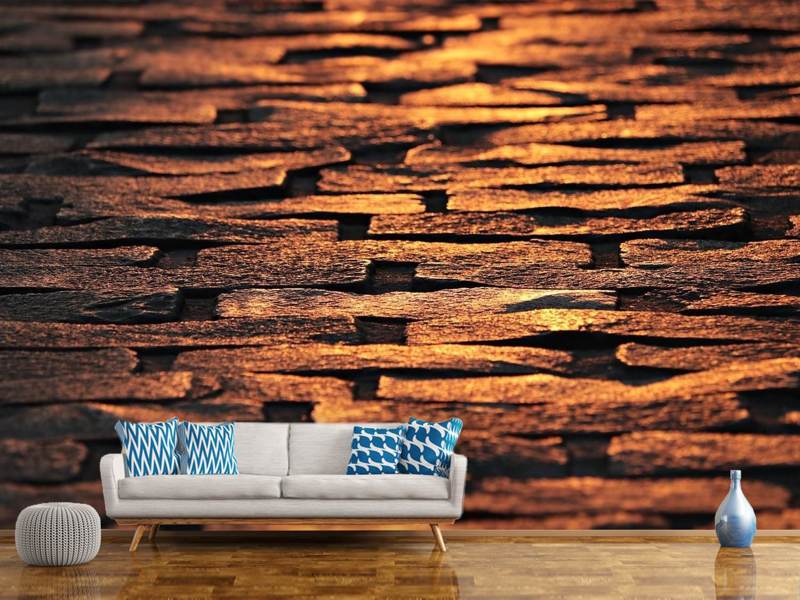 Wall mural stone shimmer