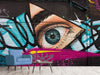 Fototapete Street Art Das Auge - Tag2 by Suzenna