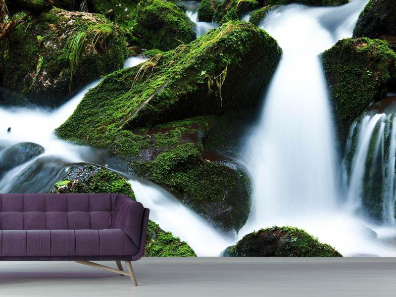 Wall Mural Wild waterfall