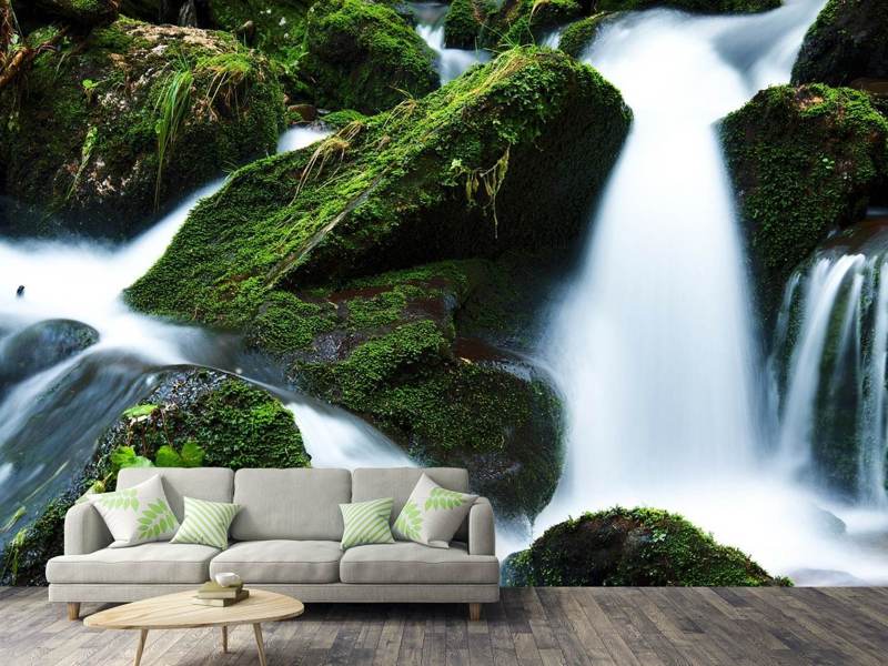 Wall Mural Wild waterfall