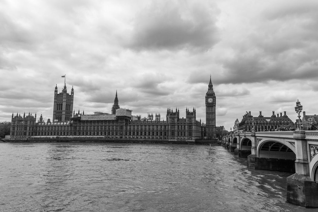 Fototapete Wolken über London