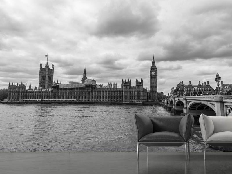 Fototapete Wolken über London