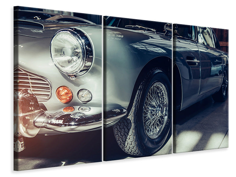 Leinwandbild 3-teilig Classic Car