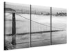 Leinwandbild 3-teilig Golden Gate Brücke