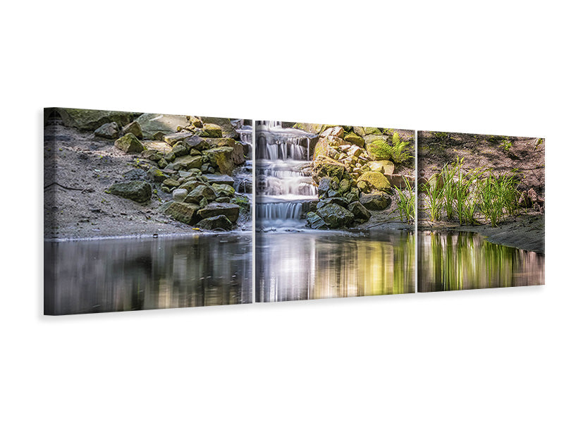 Panorama Leinwandbild 3-teilig Ein Platz der Ruhe