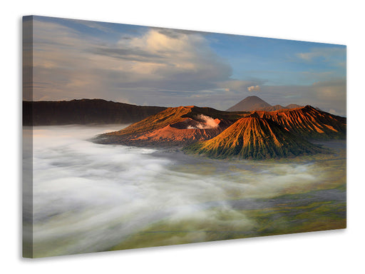 Leinwandbild Der Bromo Vulkan