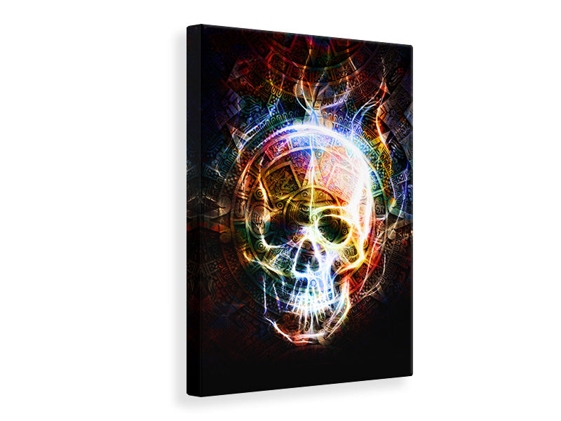 Leinwandbild Psychedelic Skull