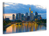 Leinwandbild Skyline Frankfurt am Main