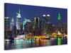 Leinwandbild Skyline New York Midtown bei Nacht