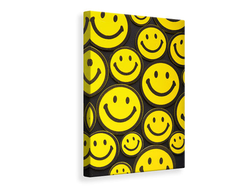 Leinwandbild Smileys