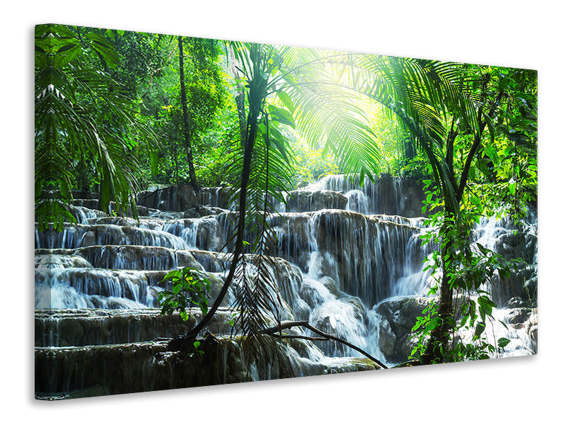 Leinwandbild Wasserfall Agua Azul