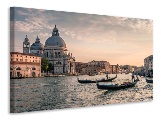 Leinwandbild Am Kanal von Venedig