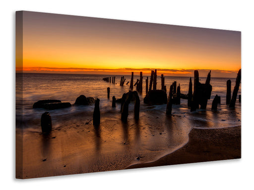 Leinwandbild Beruhigende Stimmung am Meer