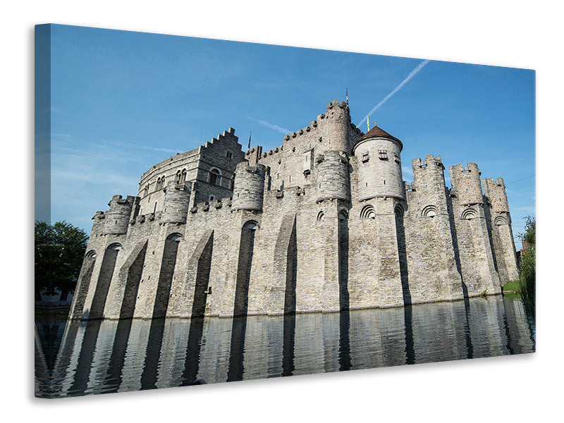 Leinwandbild Burg Gravensteen