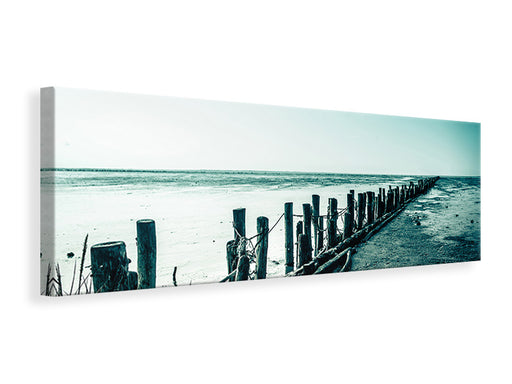 Leinwandbild Panorama Das Wattenmeer