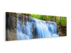 Leinwandbild Panorama Wasserfall Si Nakharin