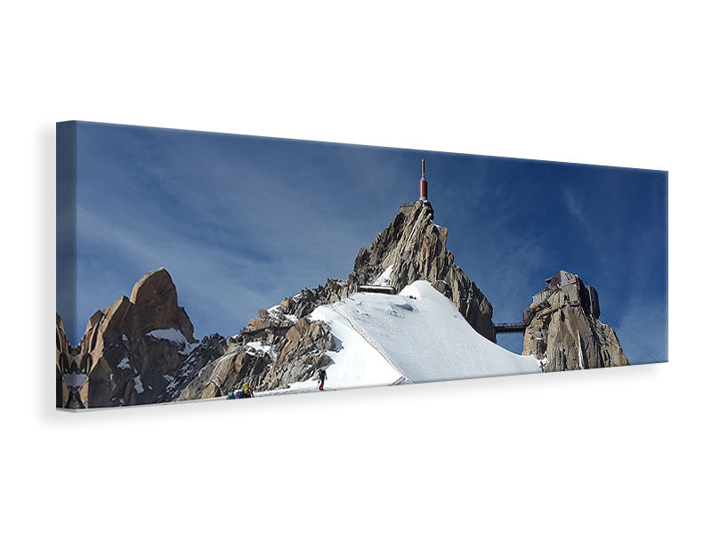 Leinwandbild Panorama Aiguille du Midi