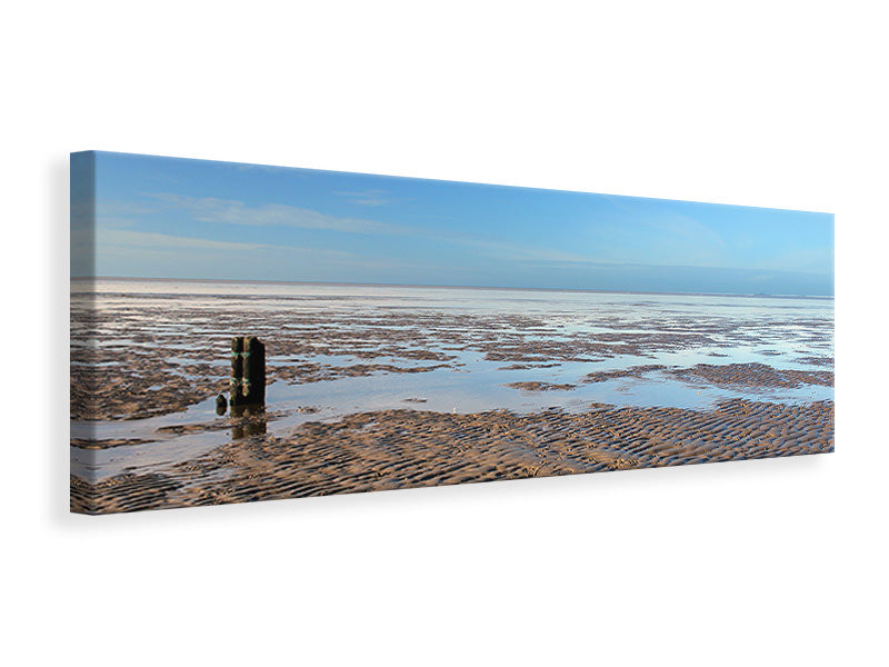 Leinwandbild Panorama Die Nordsee