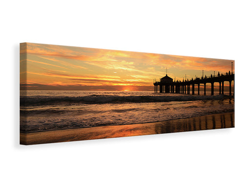 Leinwandbild Panorama Ein Platz am Strand zum Träumen