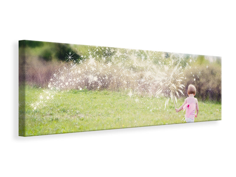 Leinwandbild Panorama Kleine Fee