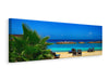 Leinwandbild Panorama Strand Liebe