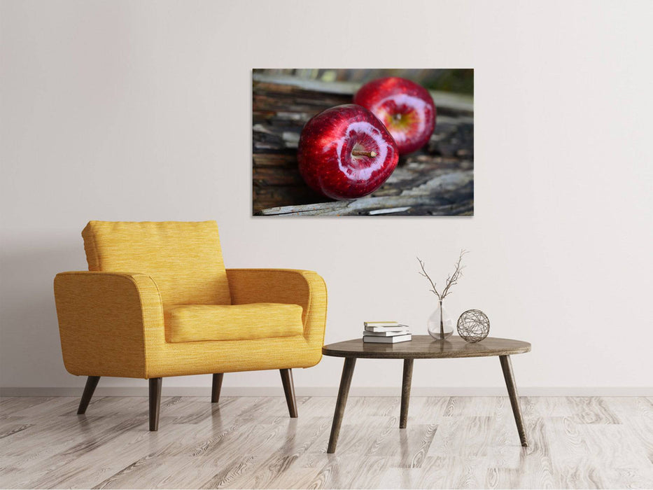 Canvas print 2 apples