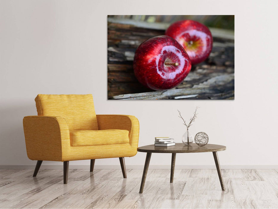 Canvas print 2 apples