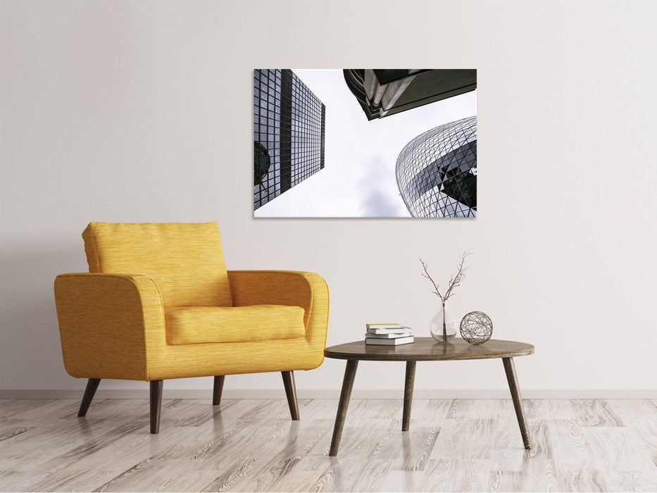 Canvas print 3 buildings