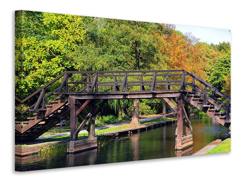 Tableaux sur toile Vieux pont en bois